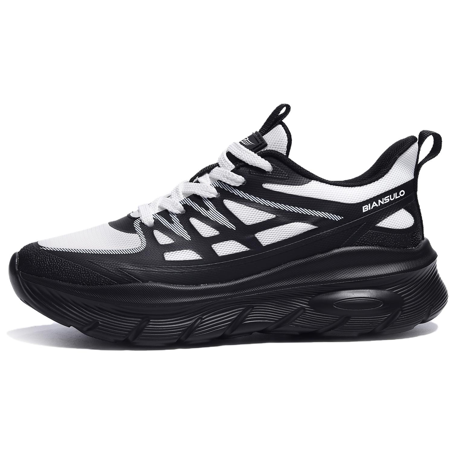 BIANSULONG Cushioning Slip Resistant Abrasion Resistant Low top Casual Running Shoes Unisex