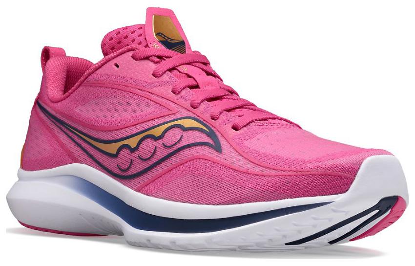 Saucony Kinvara Essence 13 Comfortable Cushioning Slip Resistant Abrasion Resistant Low top Running Shoes Women’s Pink