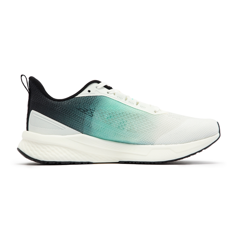 361° Cushioning Slip Resistant Lightweight Low top Casual Running Shoes Men’s White Green
