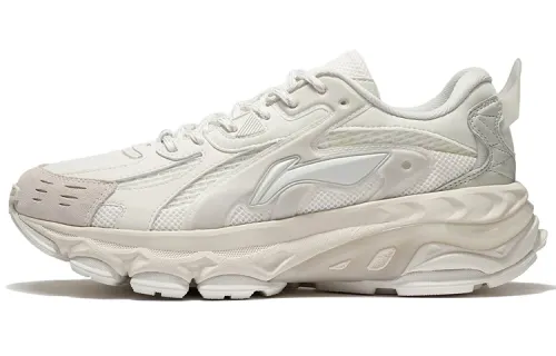 Li Ning Rebound Low top Running Shoes Men's Pearl White