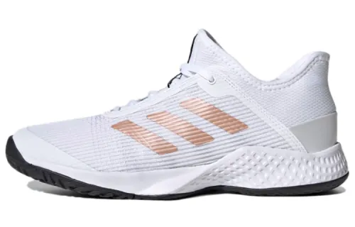 Adidas Adizero Fabric Breathable Low top Tennis Shoes Women's White Pink