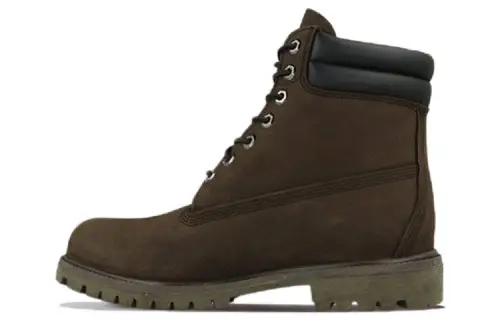 Timberland 6 Inch Double Collar Boots 'Dark Chocolate Nubuck'