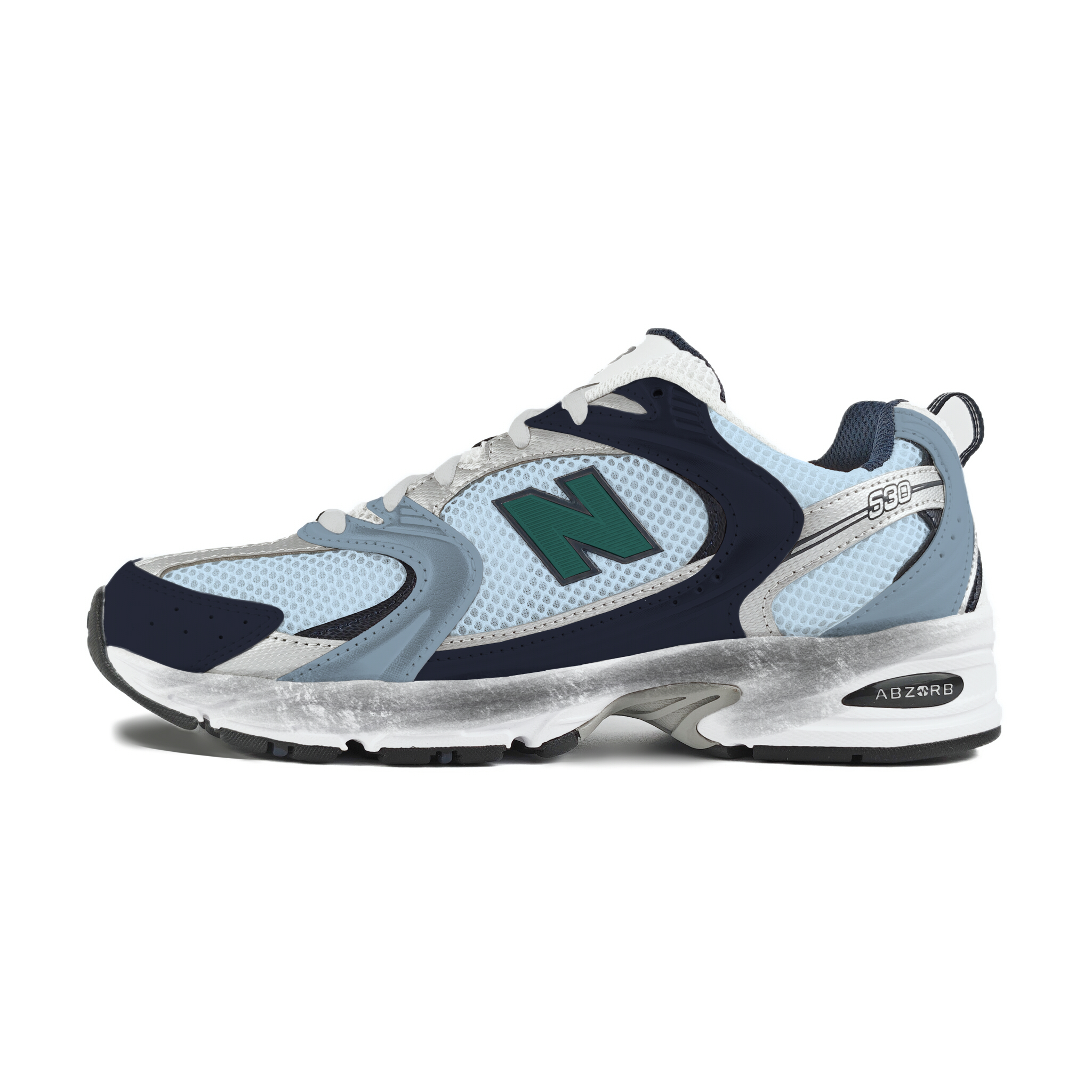 New Balance NB 530 Low top Running Shoes Unisex Blue Green