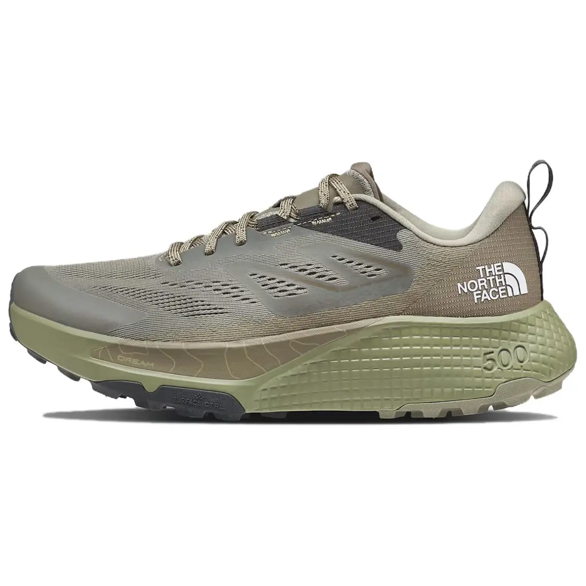 THE NORTH FACE Altamesa 500 Low top Running Shoes Men's Gray Green