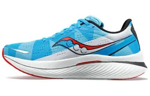 Saucony Endorphin Speed 3 Fabric Abrasion Resistant, Breathable, Lightweight Low top Running Shoes Men's Blue White Red
