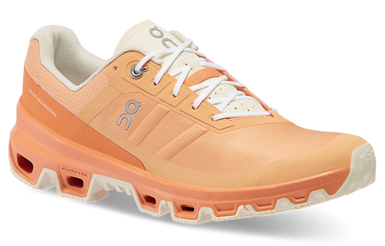 On Cloudventure Lightweight Fabric Low top Trail Running Shoes Women’s Orange Copper