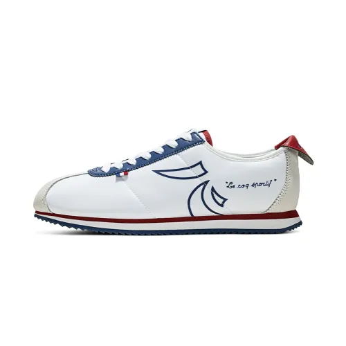 Le Coq Sportif Abrasion Resistant Breathable Mid top Running Shoes Unisex White