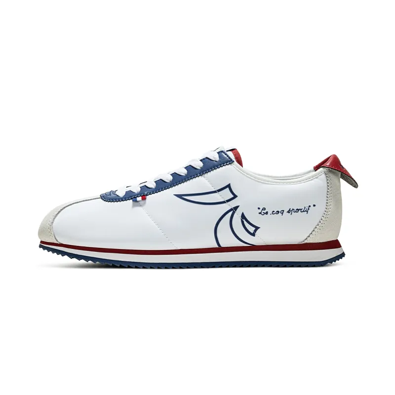 Le Coq Sportif Abrasion Resistant Breathable Mid top Running Shoes Unisex White