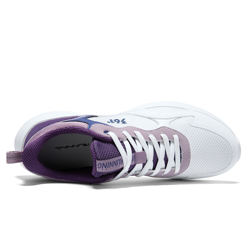 361° Low top Casual Running Shoes Women’s Feather White Lilac Gray Purple