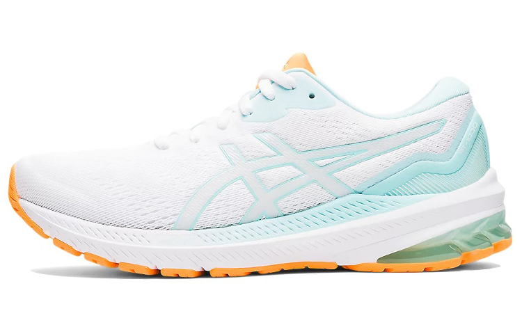 Женские кроссовки ASICS GT-1000 11 (бело-синие)