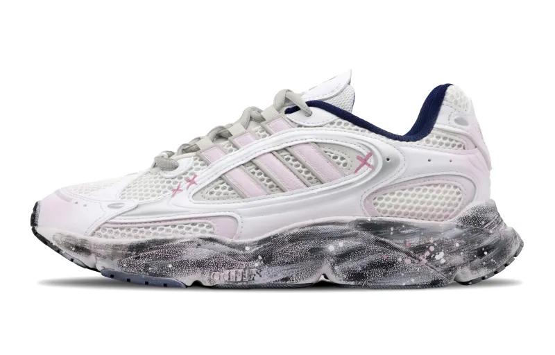 Adidas Originals Ozmillen Cushioning Slip Resistant Abrasion Resistant Low top Running Shoes Unisex Concrete Gray