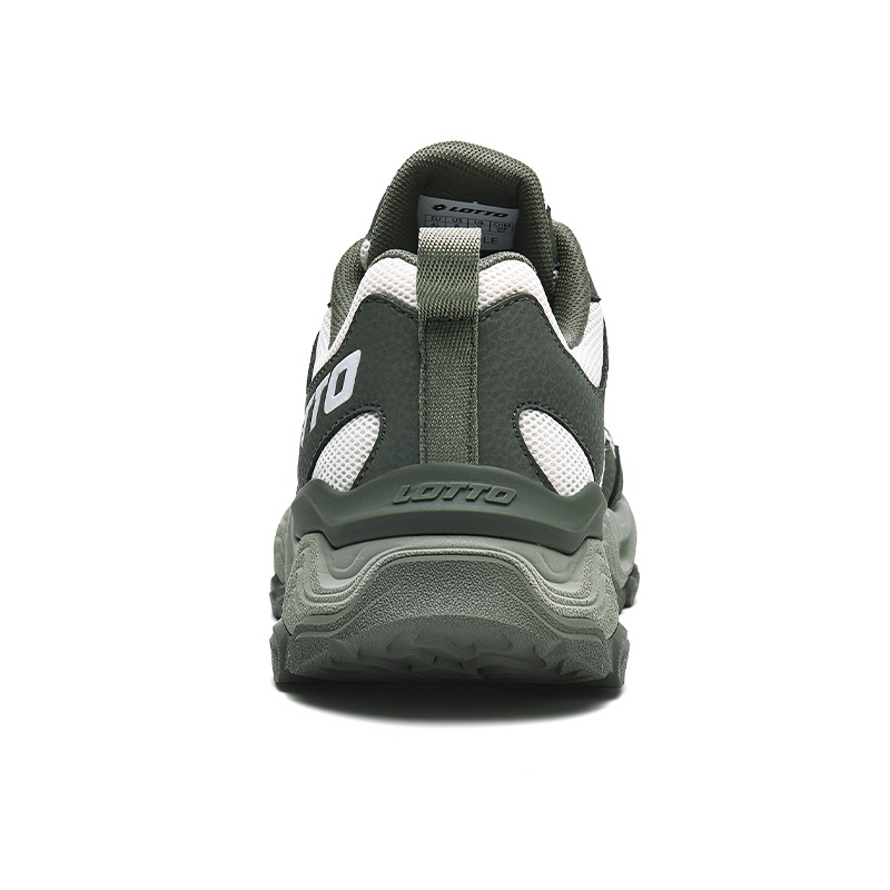LOTTO Thermal Cushioning Coverage Support Abrasion Resistant Breathable Running Shoes Men’s Dark Moss Green