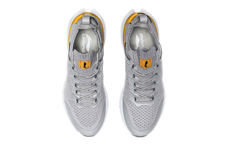 Li Ning Cushioning Low top Running Shoes Men’s Microcrystalline Gray