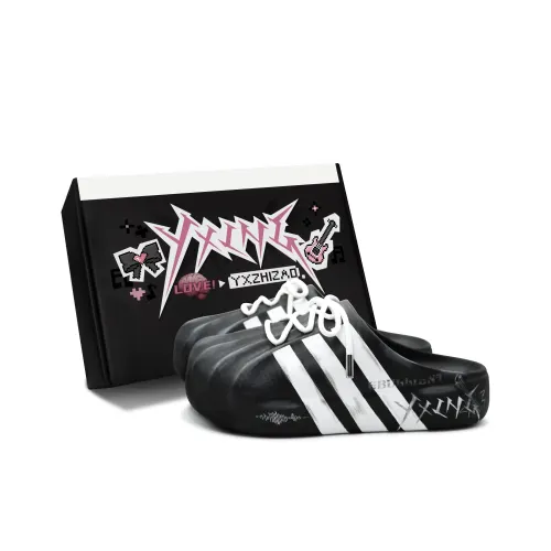 Adidas Originals AdiFOM Superstar Closed Toe Slippers Unisex Black White Gray