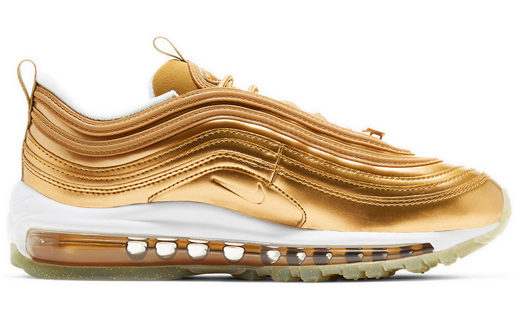 Женские кроссовки Nike Air Max 97 Metallic Gold (золотой) — фото 2