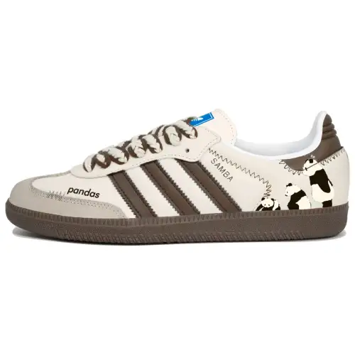 Adidas Originals SAMBA OG Lightweight And Breathable Low top Skateboard Shoes Unisex Beige Coffee