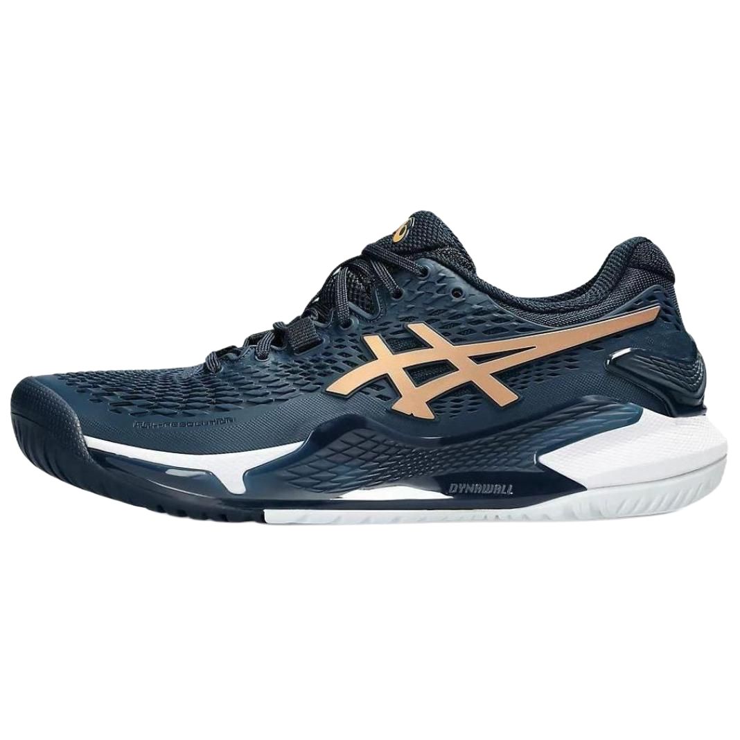 ASICS Gel Resolution 9 French Blue Pure Gold Women's