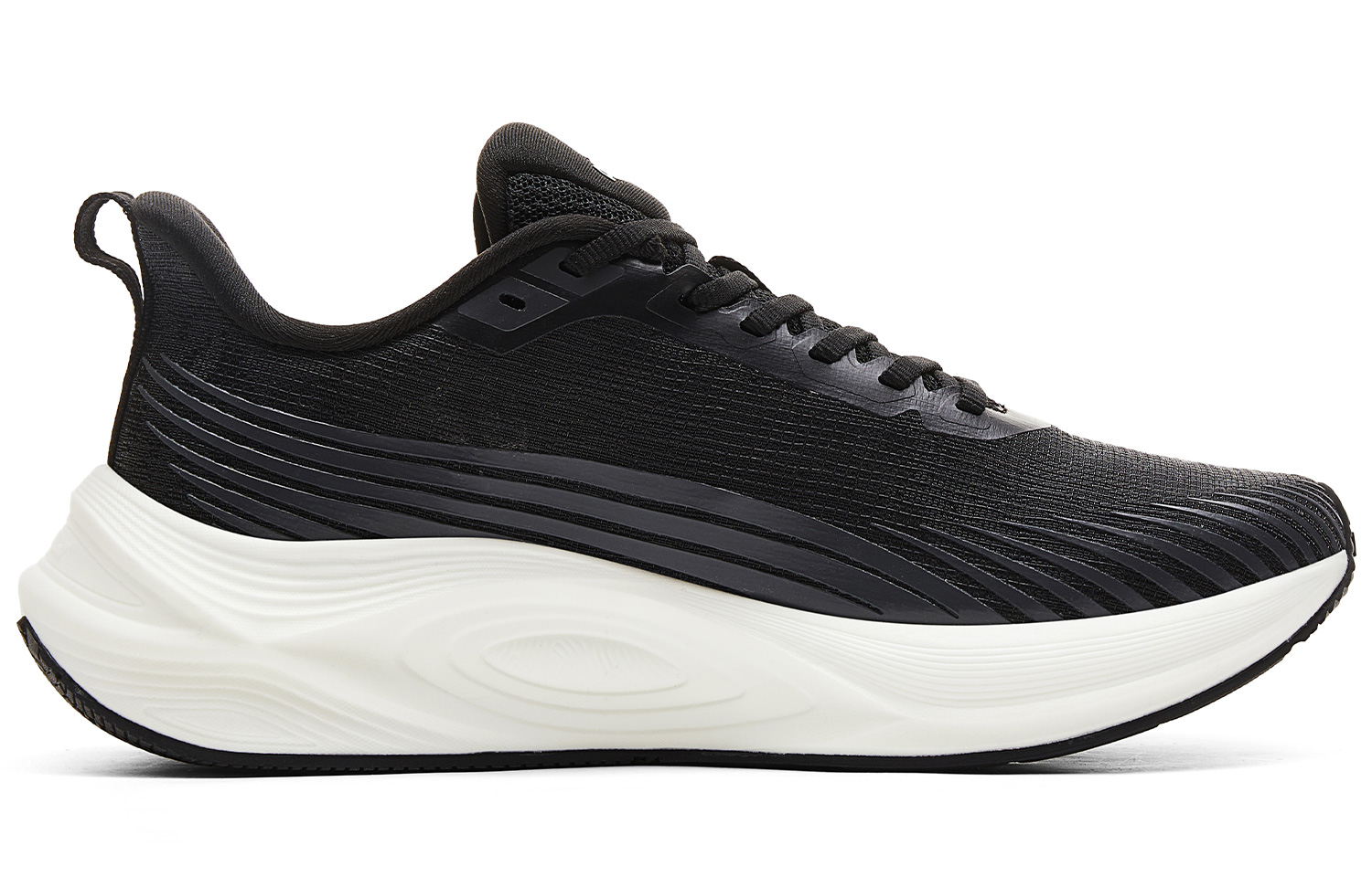 PEAK Cushioning Abrasion Resistant Lightweight Slip Resistant Low top Running Shoes Women’s Black Ivory