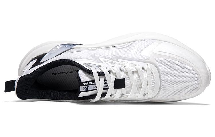 361° Versatile Mesh Slip Resistant, Abrasion Resistant, Breathable Low top Running Shoes Men’s White Black