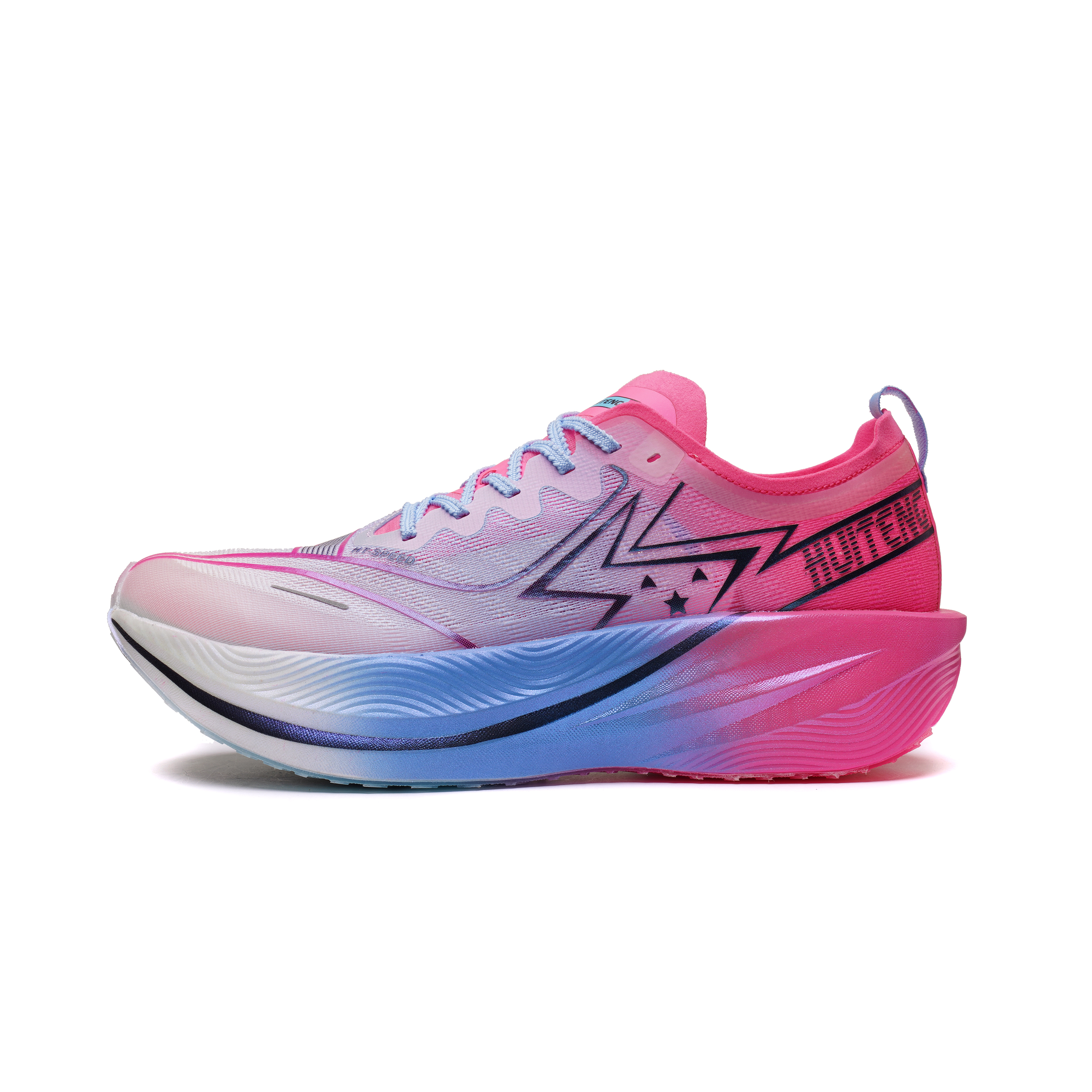 HUITENG Running Shoes Unisex Pink Wave
