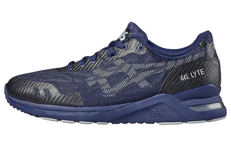 Asics Gel Lyte Evo Nt Comfortable Low top Running Shoes Unisex Dark Blue