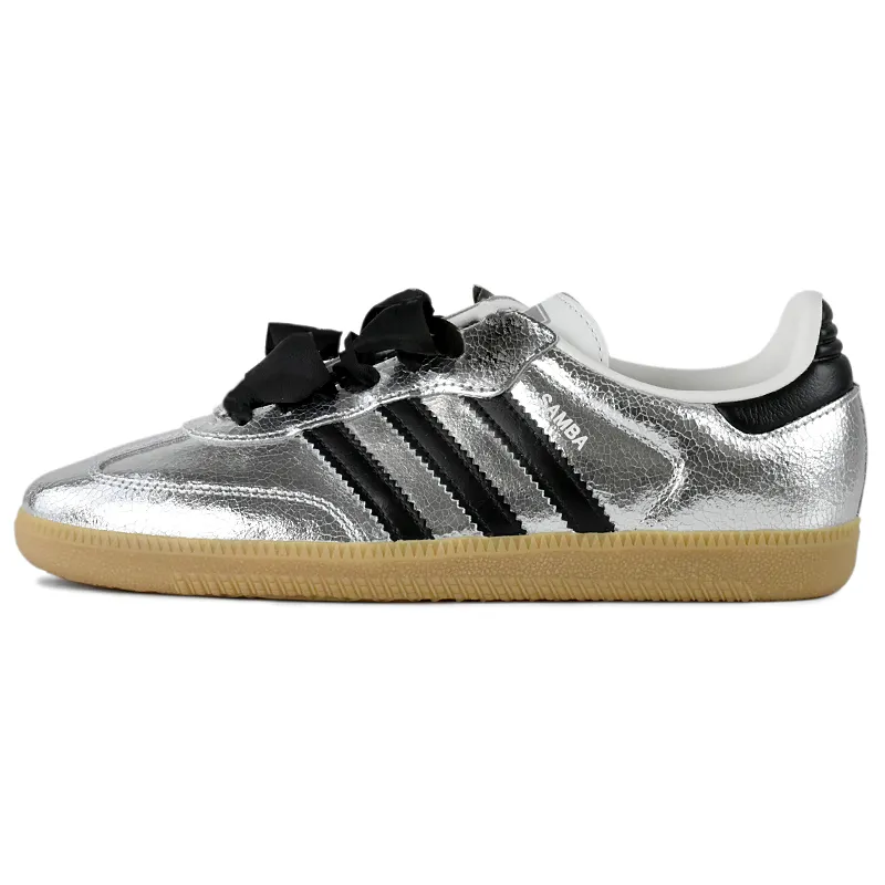 Adidas Originals SAMBA OG German Army Trainers Women's Low Top Black/Silver