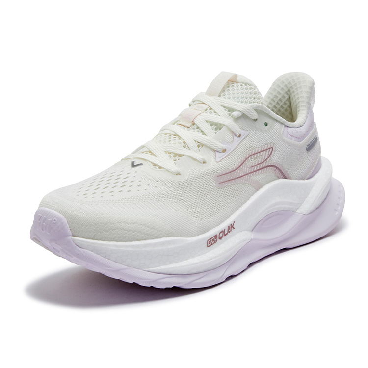 361° Fiery 5 Slip Resistant, Abrasion Resistant, Breathable Low top Casual Running Shoes Women’s White Purple