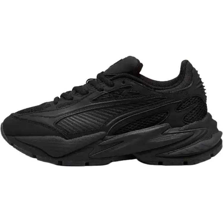 PUMA Abrasion Resistant Low top Running Shoes Unisex Black