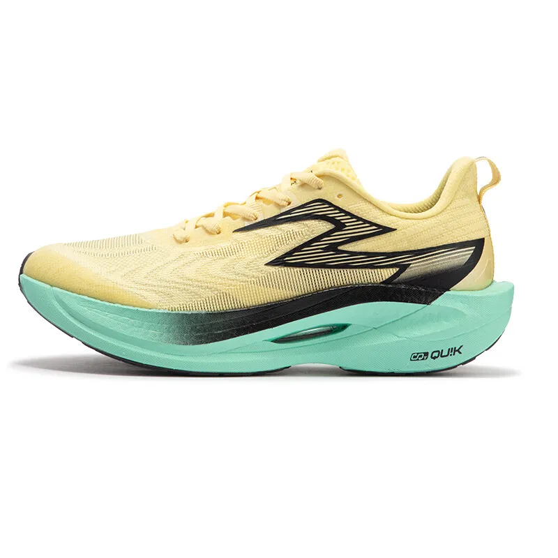 361° Flame 2ET Slip Resistant Abrasion Resistant Low top Training Racing Running Shoes Unisex Gold Green Black