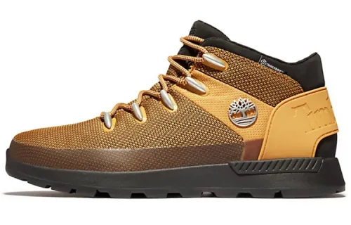 Timberland Sprint Trekker Chukka Leather Breathable And Wear resistant Ankle Length Outdoor Boots Yellow Brown