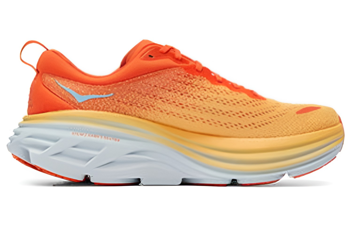 HOKA ONE ONE Bondi 8 Puffin’s Bill Orange Amber Yellow