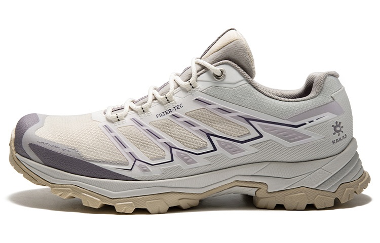 KAILAS Expedition 4 Lightweight, breathable, non-slip outdoor low-top running shoes, women's model, Yunfeng White