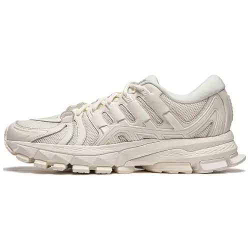Li Ning Cushioning, Wear Resistant Low top Running Shoes Men's White