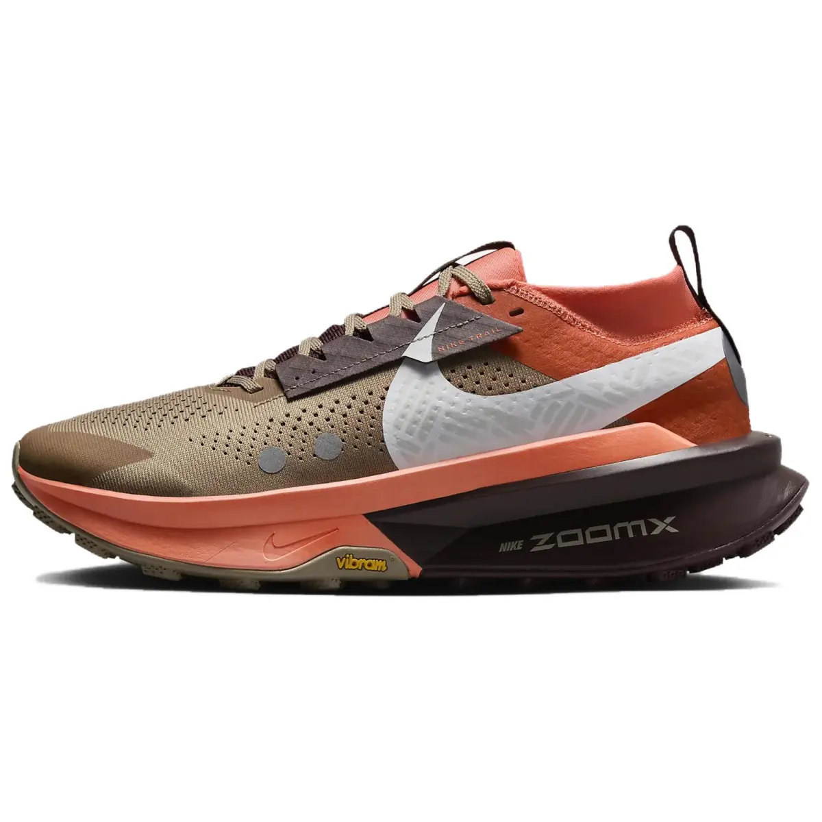 Nike Zegama 2 Low top Trail Running Shoes Men's Orange Brown