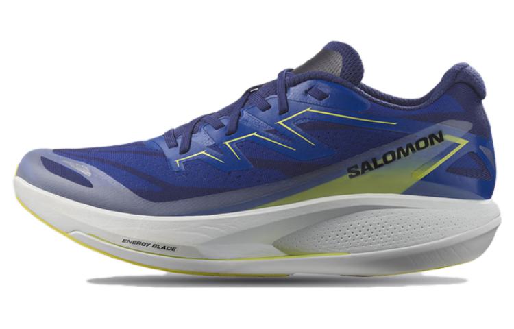SALOMON Phantasm 2 Cushioning Breathable Cushioning Breathable Low top Running Shoes Men’s Blue Yellow