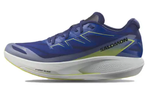 SALOMON Phantasm 2 Cushioning Breathable Cushioning Breathable Low top Running Shoes Men's Blue Yellow