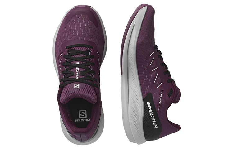 SALOMON Running Shoes Women’s Low Top Grape Purple