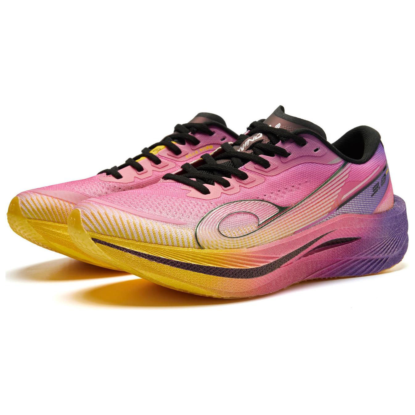 QIAODAN Strong Wind 3.0 PRO Running Shoes Men’s Low Top Fiery Pink/Enchanted Purple