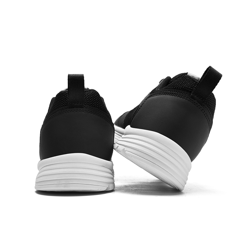 K bird Comfortable Cushioning Slip Resistant Low top Running Shoes Men’s White Black