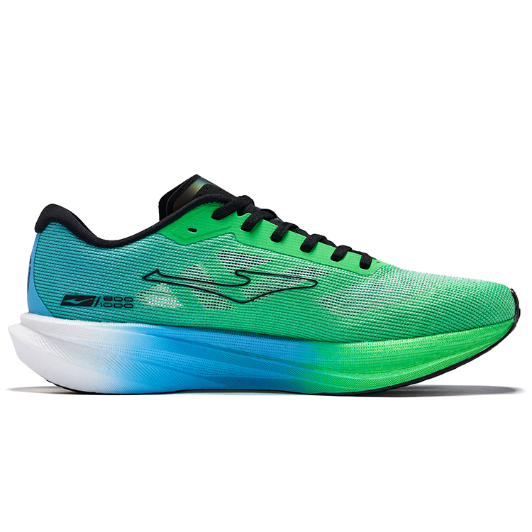 Erke Polar Wind 3.0 Running Shoes Men’s Low Top Fluorescent Lime Green Pool Blue