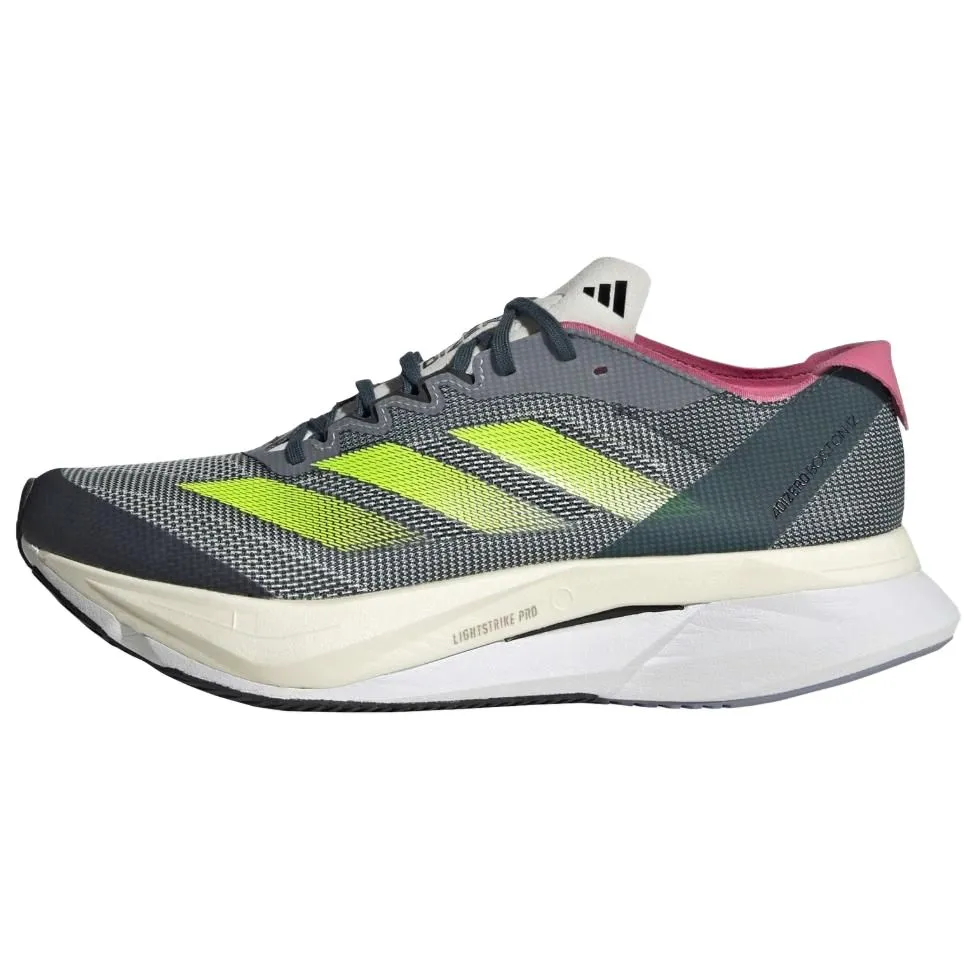 Adidas Wmns Adizero Boston 12 'Arctic Night Lucid Lemon' Women's