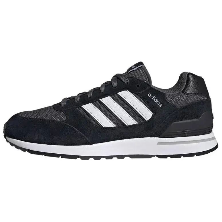 Adidas Run 80s Slip Resistant Abrasion Resistant Slip Resistant Abrasion Resistant Low top Casual Shoes Men's Black