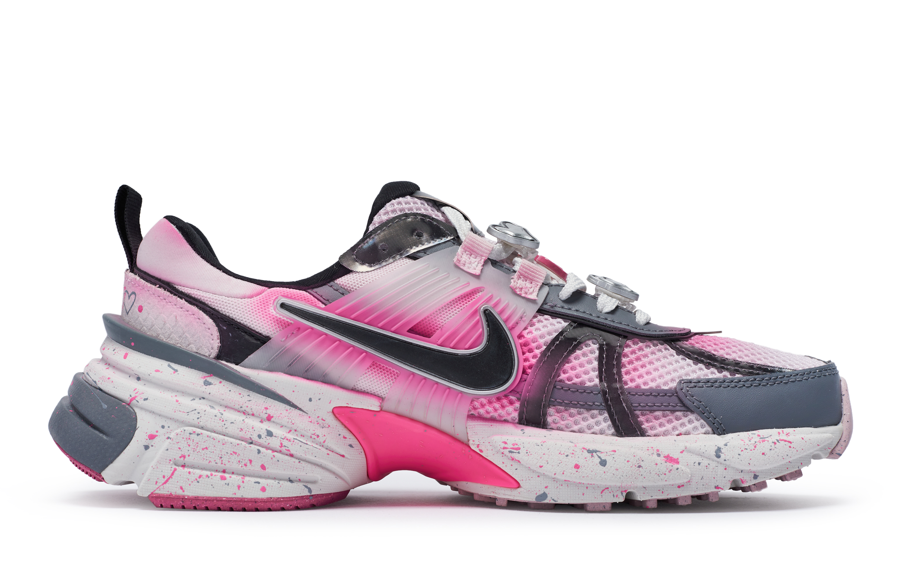 Nike V2K Run Low top Running Shoes Women’s Pink Gray