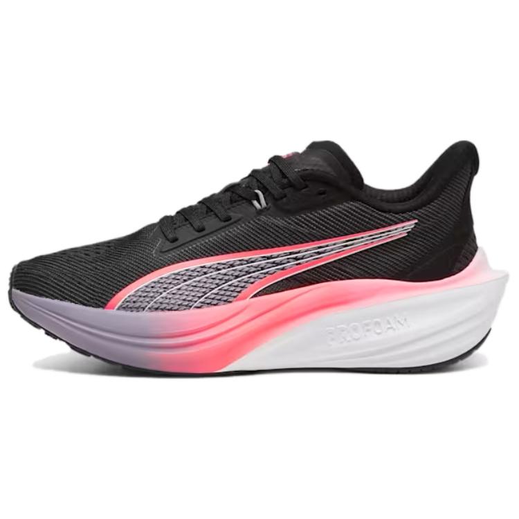 PUMA Darter Pro Slip Resistant Abrasion Resistant Low top Casual Running Shoes Unisex Black Red