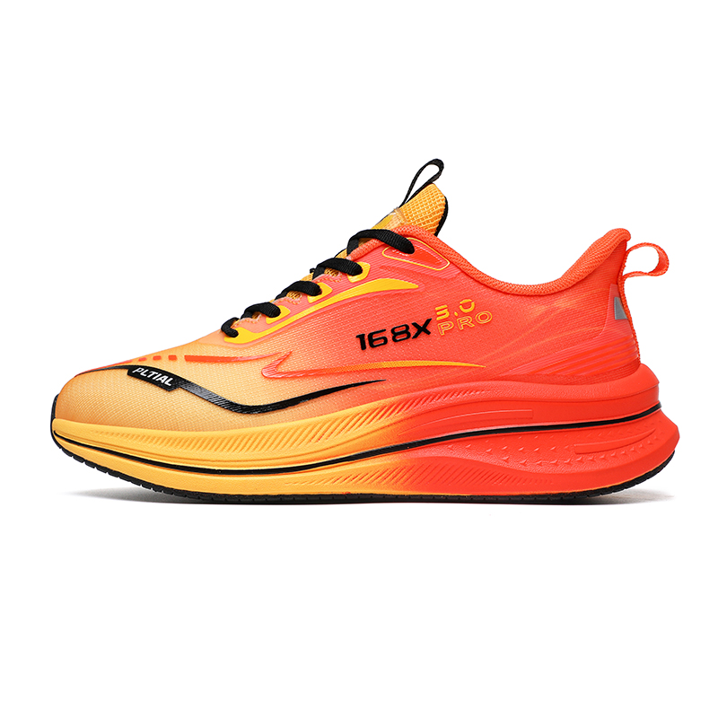 PALATIAL Light Breeze Running Shoes Unisex Low Top Gray Black/Neon Green/Black Purple/White Orange/Orange Red/Youth Green