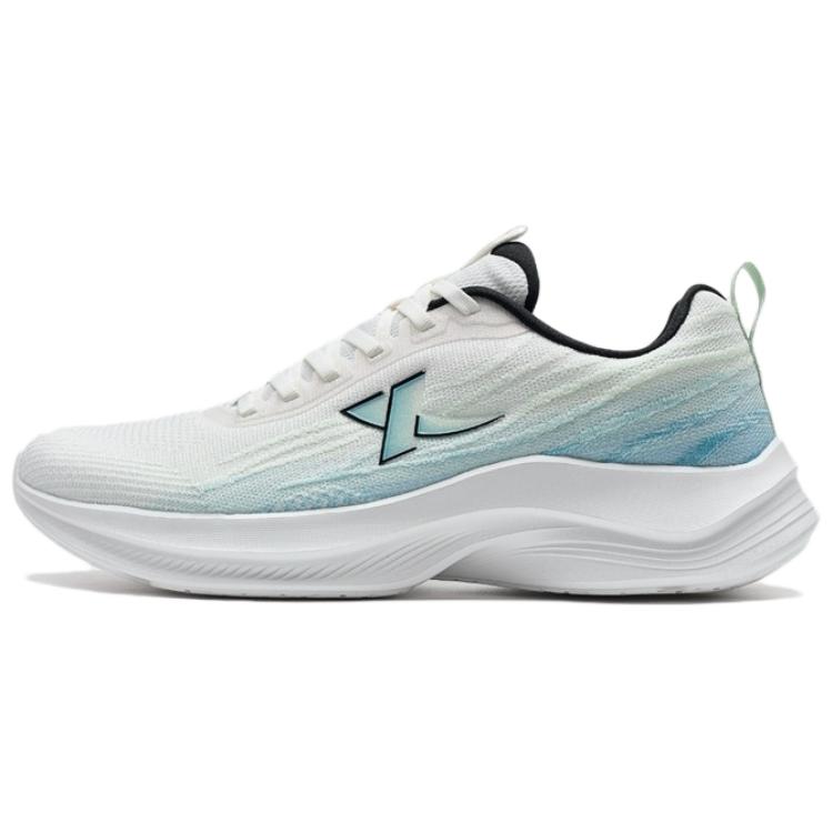 XTEP Breathable And Resilient Low top Running Shoes Men’s White Green Blue