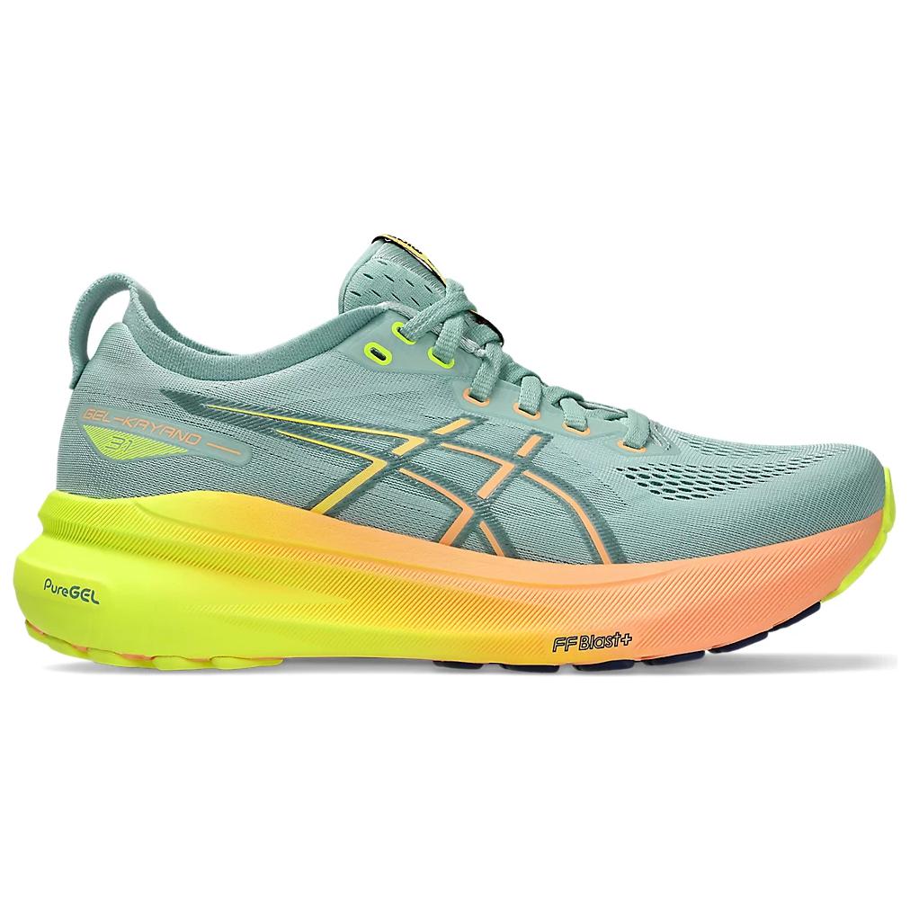 ASICS Gel Kayano 31 Paris Light Celadon Safety Yellow Women’s