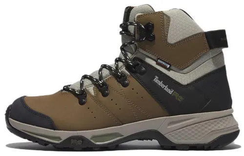 Timberland Leather Waterproof And Wear resistant Soft And Comfortable Short Outdoor Boots Men's Black Gray Brown