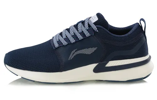Li Ning Arashi Cushioning Slip Resistant Abrasion Resistant Breathable Lightweight Low top Running Shoes Unisex Blue
