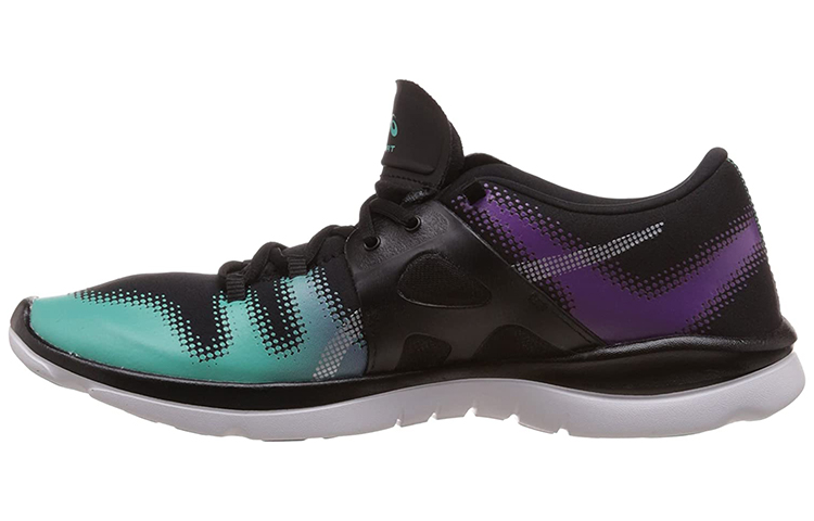 Asics Gel Fit Vida Fitness Fabric Abrasion Resistant Low top Running Shoes Women's Black Green